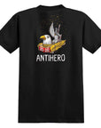 ANTIHERO BA FIRST RINGSPUN T-SHIRT BLACK