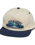 REAL 3RD AND ARMY SNAPBACK NATURAL/NAVY