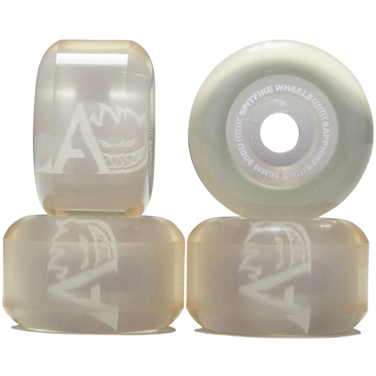 SPITFIRE WHEELS APRIL SAPHIRE RADIAL CLEAR 90A (56MM)
