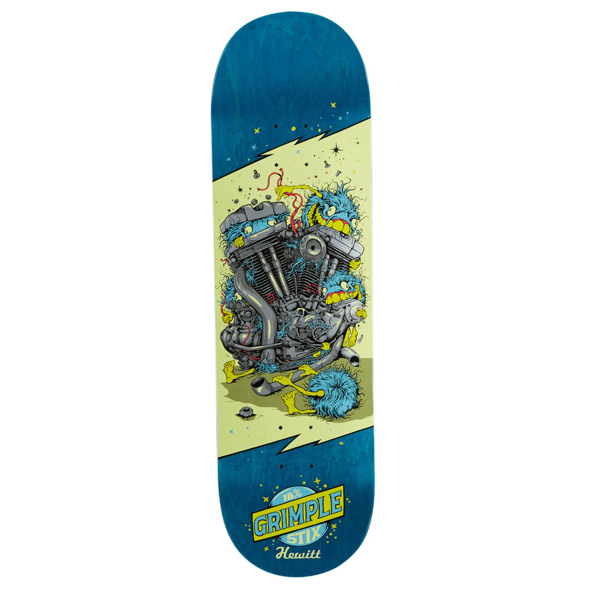 ANTIHERO DECK HEWITT GRIMPLESTIX REVS (8.75")