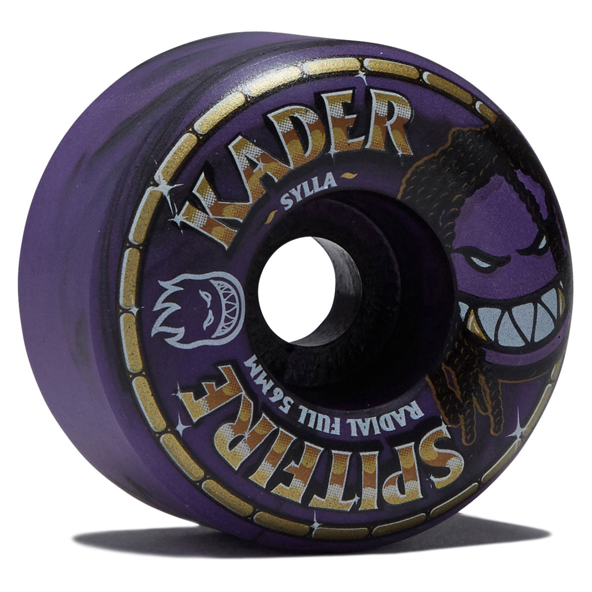 SPITFIRE WHEELS FORMULA FOUR KADER ROLLYRADIAL FULL BLACK/PURPLE 99D (56MM)