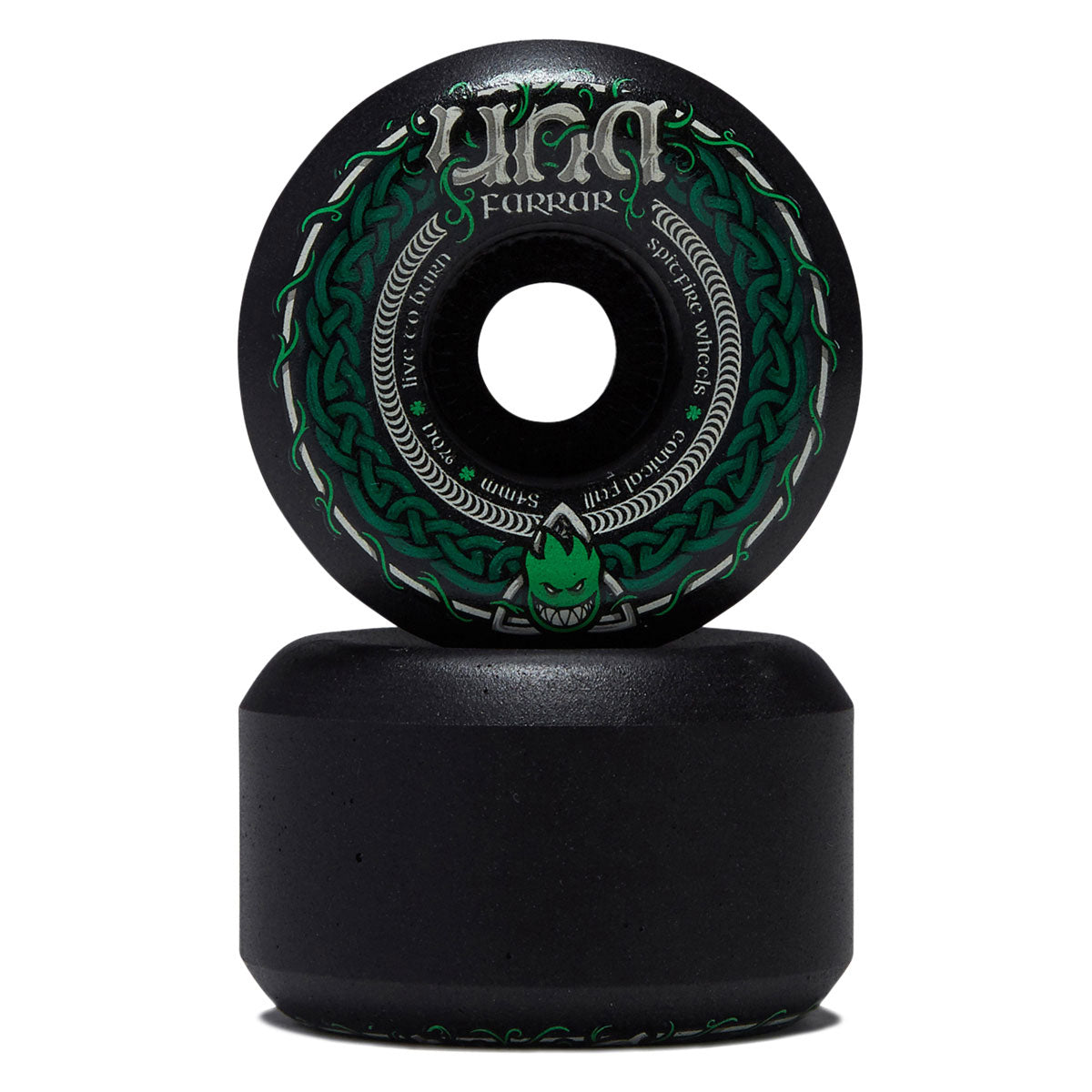 SPITFIRE WHEELS FORMULA FOUR UNA TRINITY CONICAL FULL BLACK 97D (54MM)