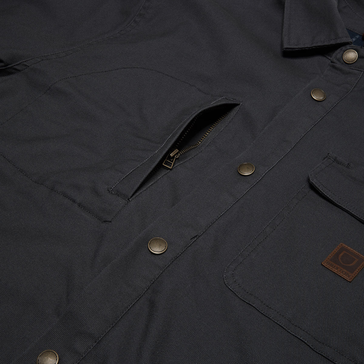 BRIXTON BUILDERS LINED JACKET OMBRE BLUE - The Drive Skateshop