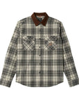 BRIXTON BUILDERS BOWERY PERF FLANNEL OFF WHITE/BLACK
