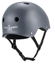 TRIPLE 8 DEEP COVER HELMET MATTE GREY - The Drive Skateboard Shop