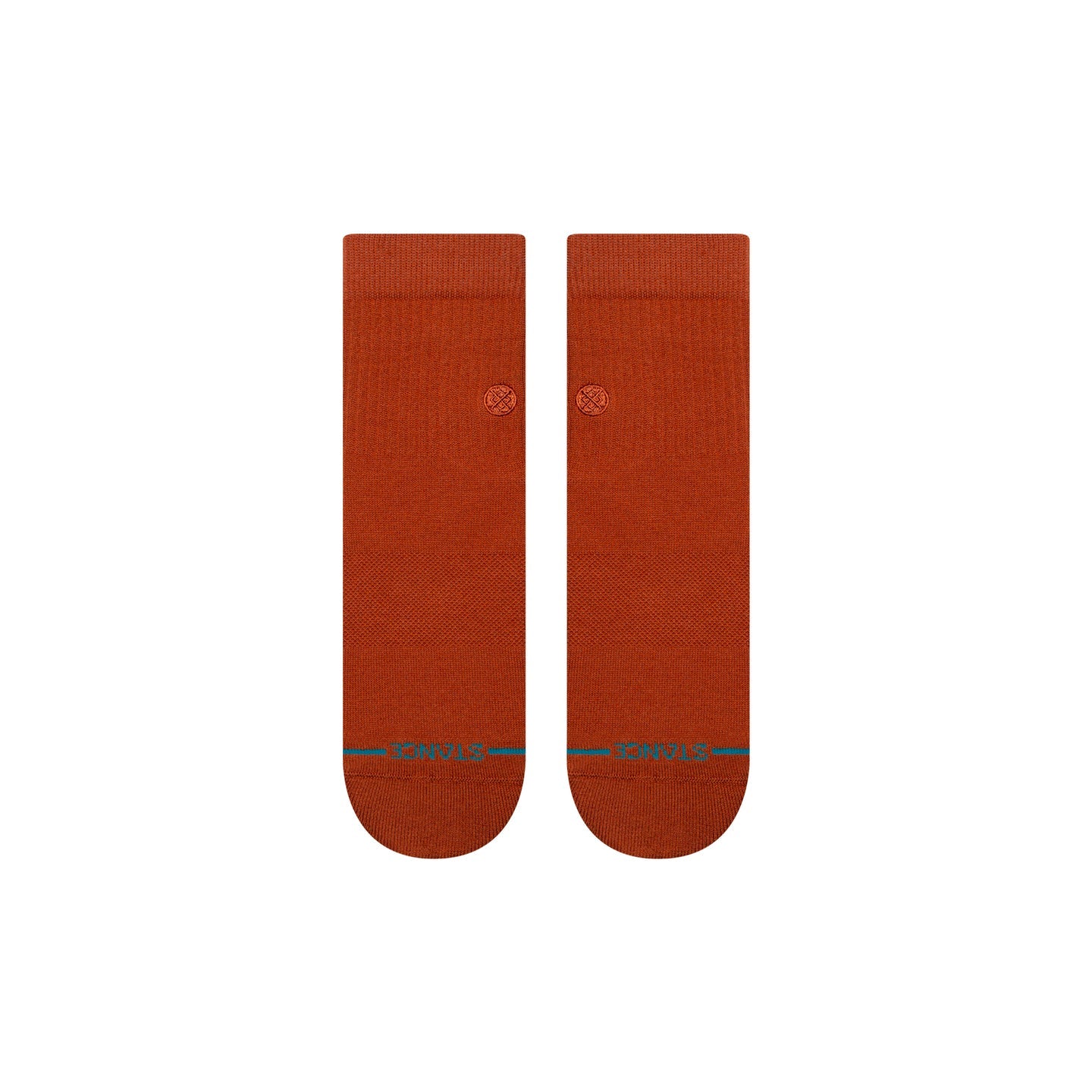 STANCE SOCKS ICON QUARTER BURNT ORANGE