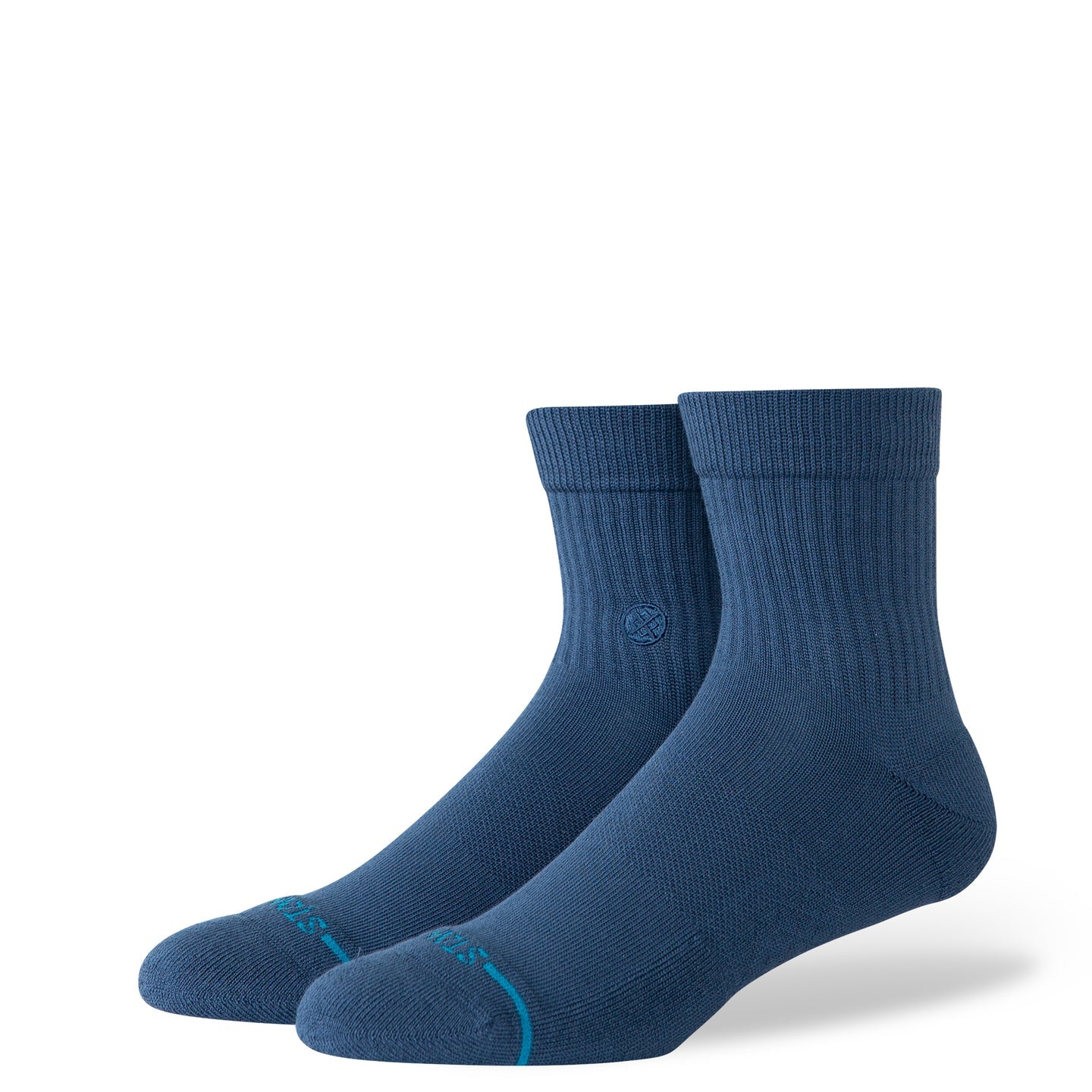 STANCE SOCKS ICON QUARTER DEEP TEAL - The Drive Skateboard Shop