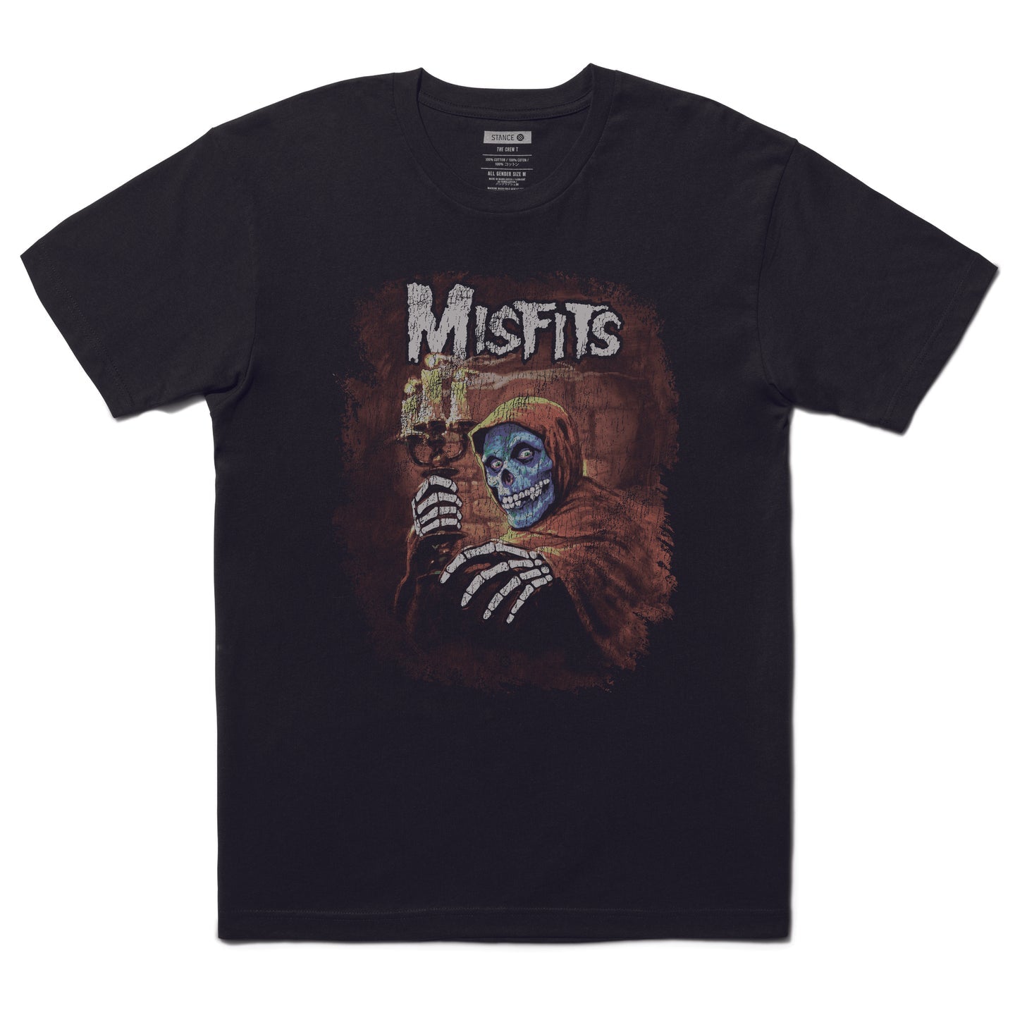 STANCE X MISFITS T-SHIRT BLACK