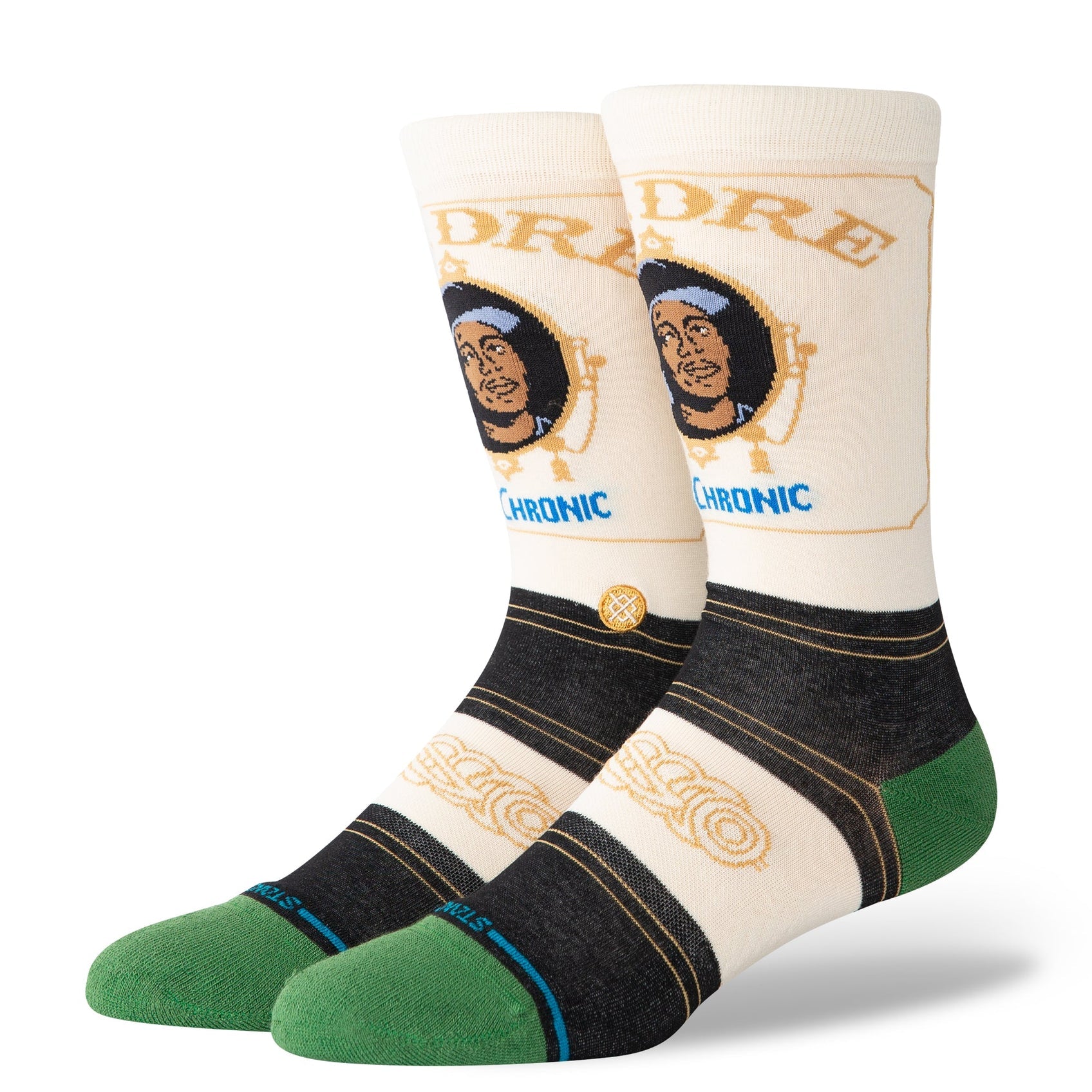 STANCE SOCKS THE CHRONIC CREW BLACK - The Drive Skateboard Shop