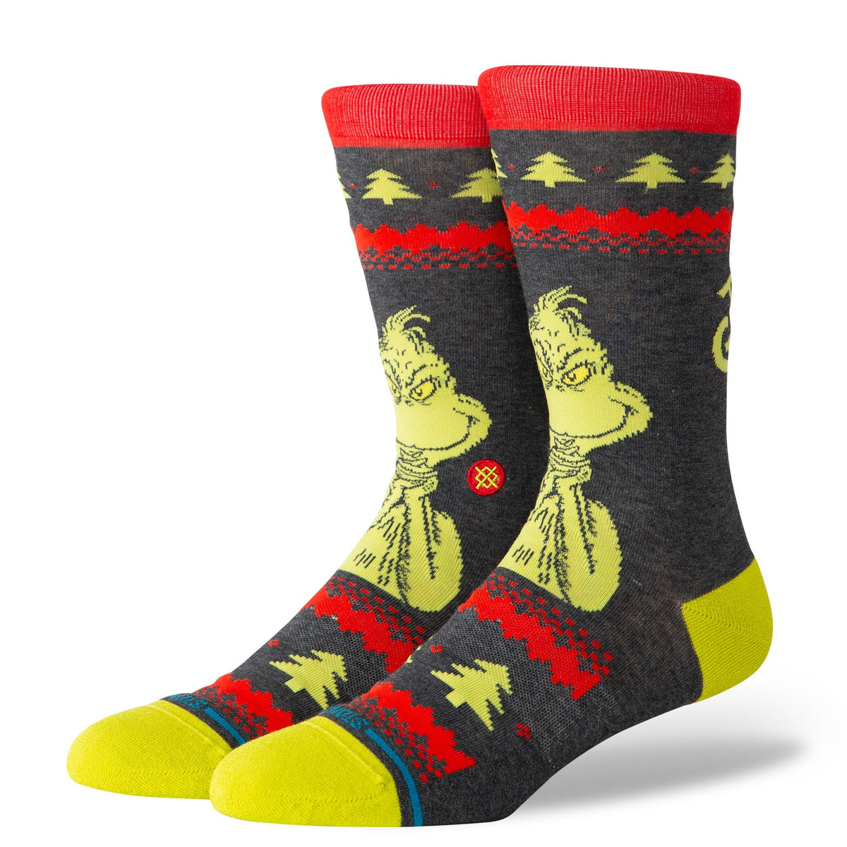 STANCE SOCKS GRINCH SWEATER CREW