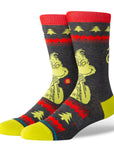 STANCE SOCKS GRINCH SWEATER CREW