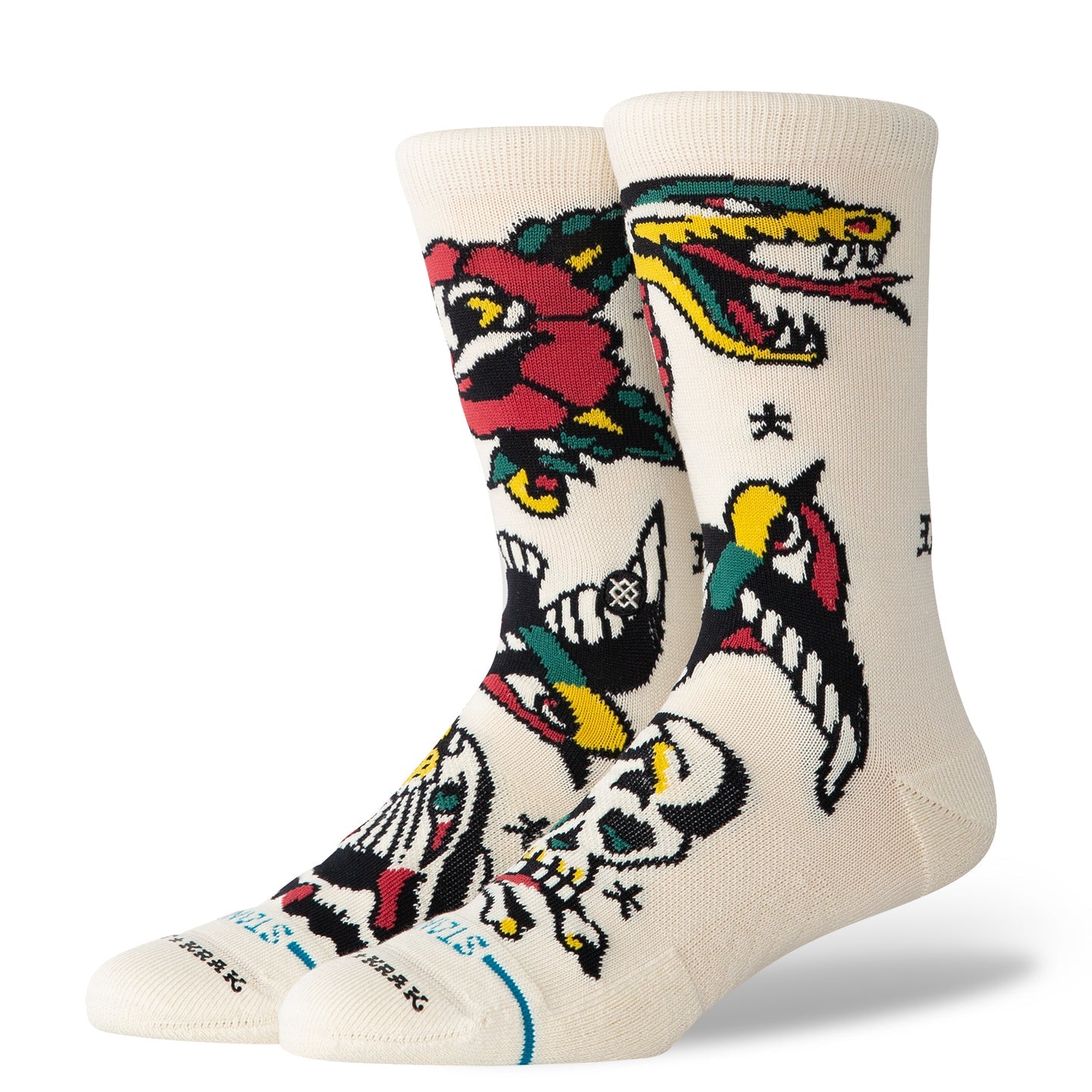 STANCE SOCKS X BERT KRAK FLASH CREW CANVAS