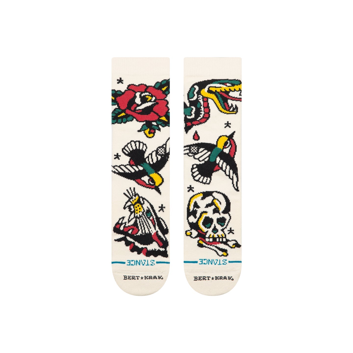 STANCE SOCKS X BERT KRAK FLASH CREW CANVAS