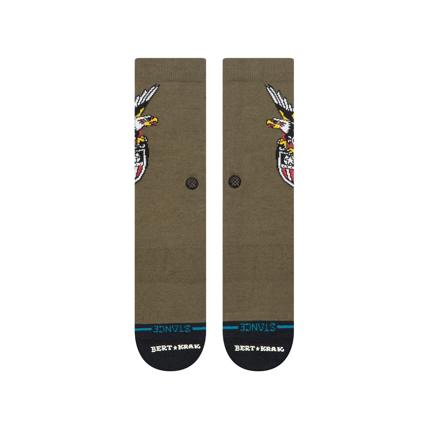 STANCE SOCKS X BERT KRAK THE EAGLE CREW MILITARY GREEN