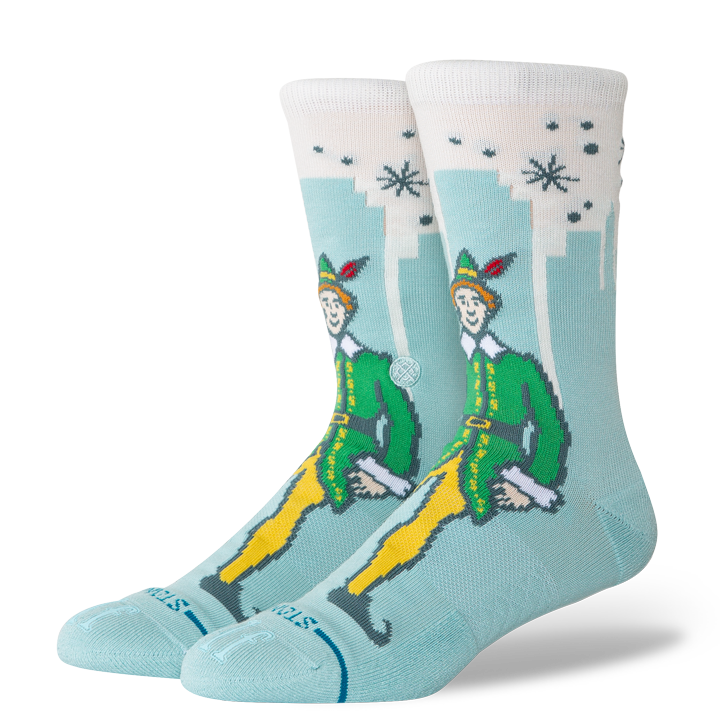 STANCE SOCKS X ELF BIG CITY CREW ICEBLUE