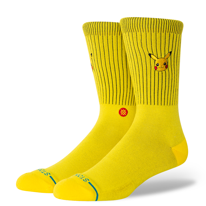 STANCE SOCKS X POKEMON PIKACHU YELLOW