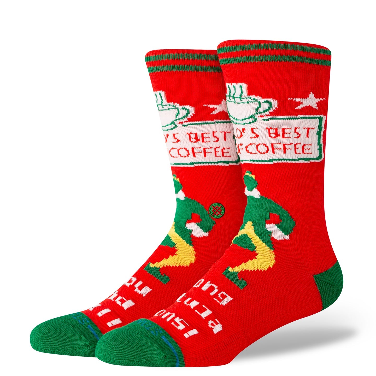 STANCE SOCKS X ELF WORLDS BEST RED
