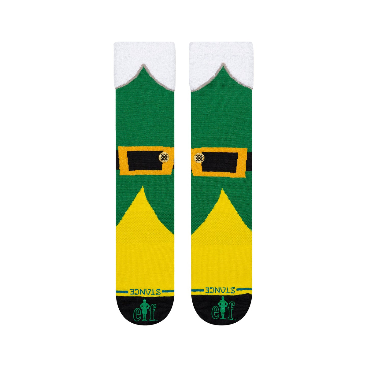 STANCE Elf Not A Costume socks in green with festive elf-inspired design