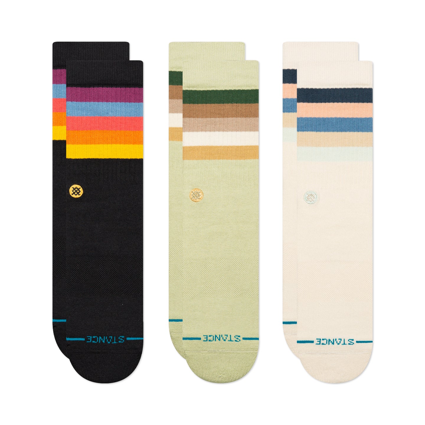 STANCE SOCKS - ICON 3-PACK MALIBOO - The Drive Skateboard Shop