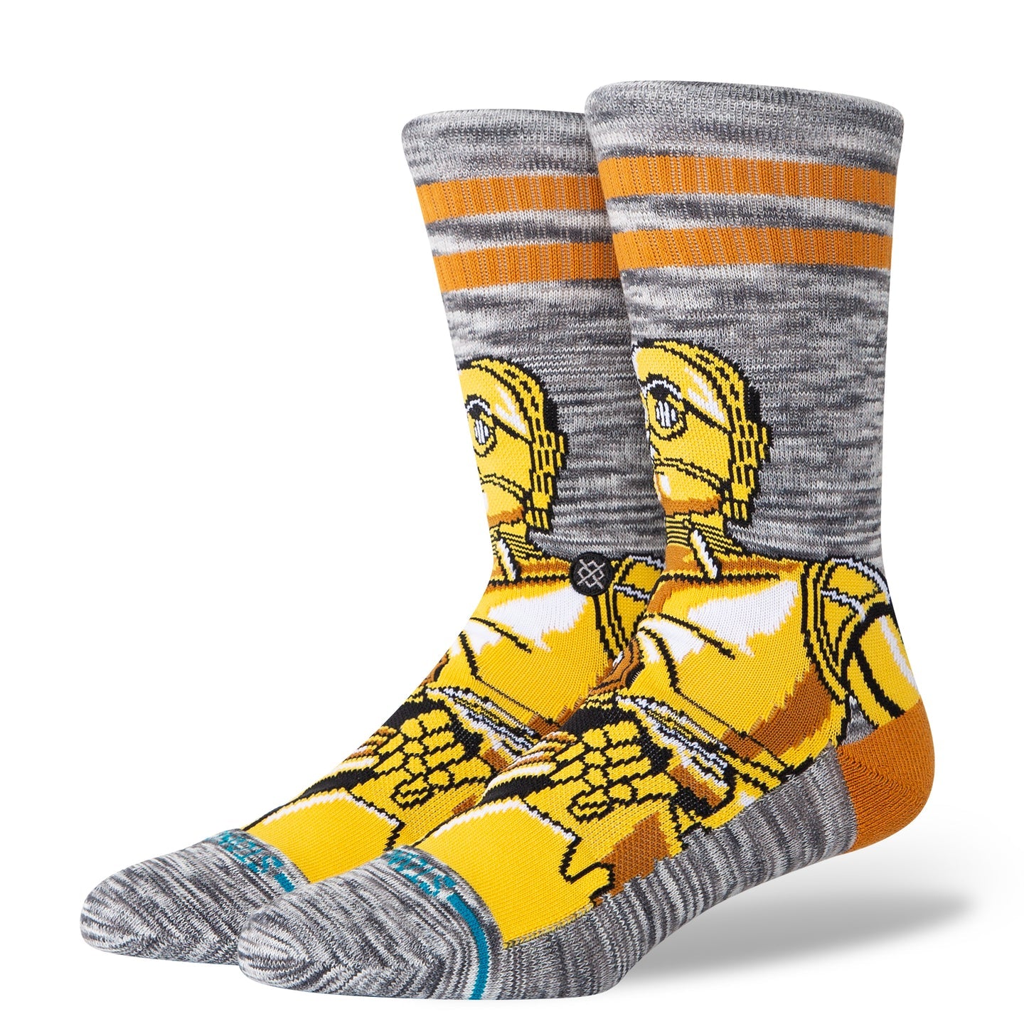 STANCE SOCKS X STAR WARS C3P0 CREW GOLD