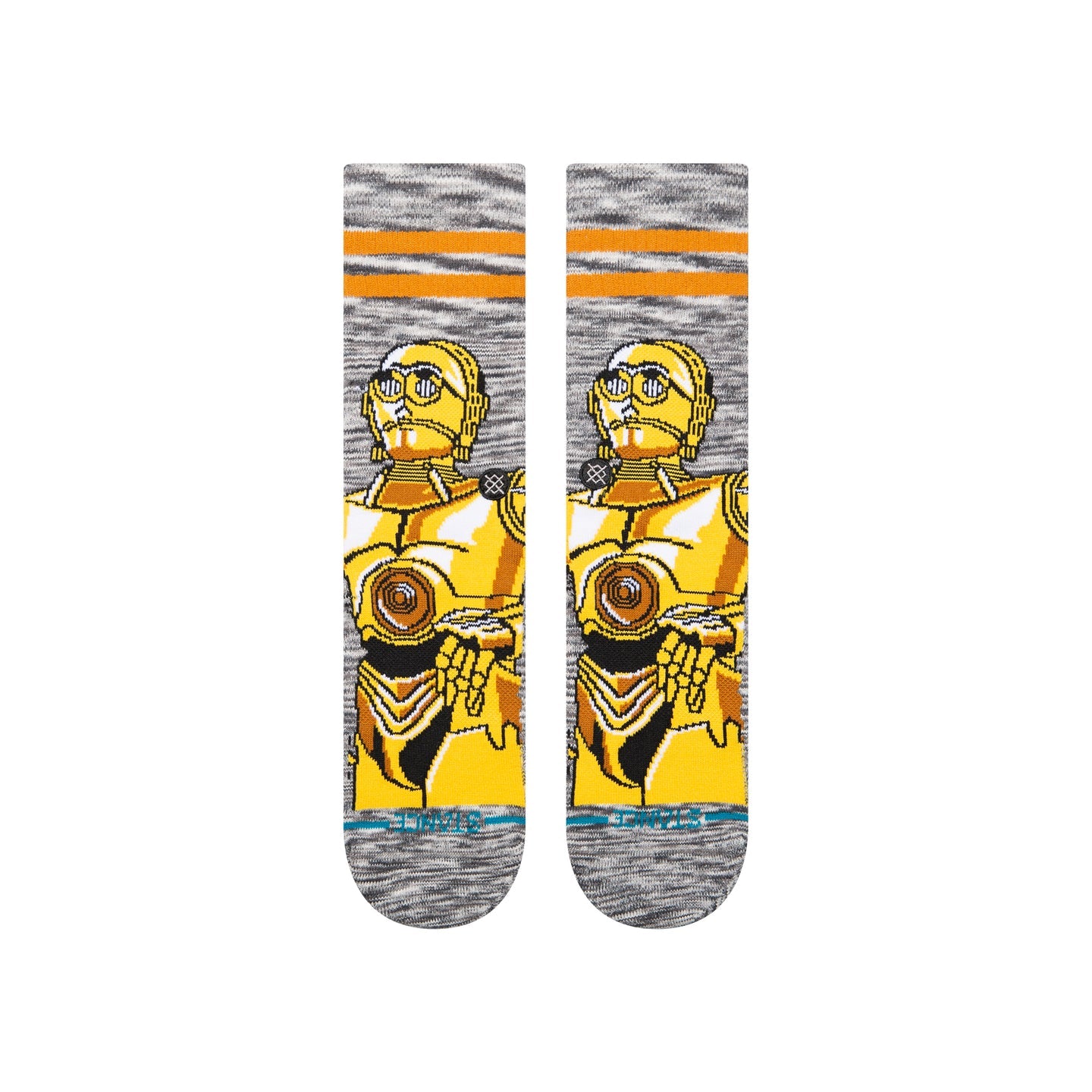 STANCE SOCKS X STAR WARS C3P0 CREW GOLD