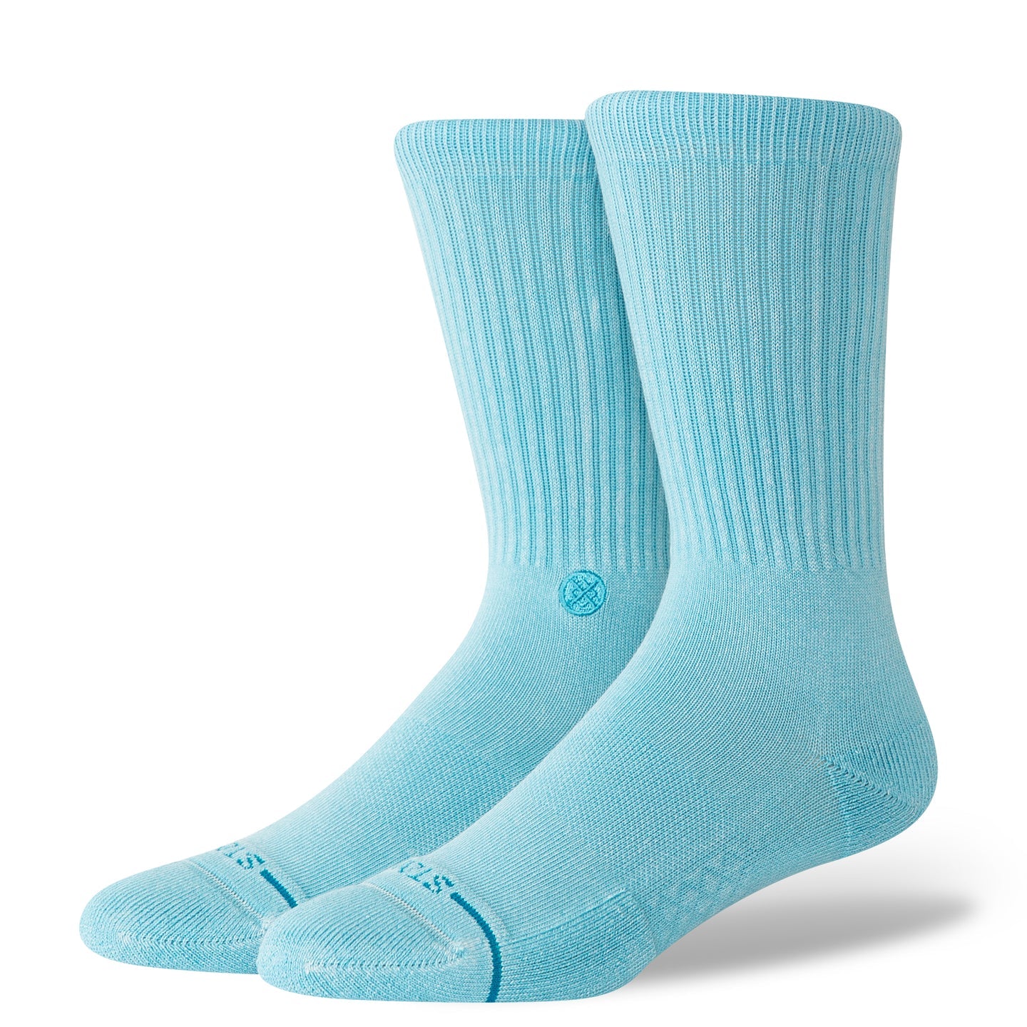 STANCE SOCKS ICON DYED CREW ELECTRIC BLUE