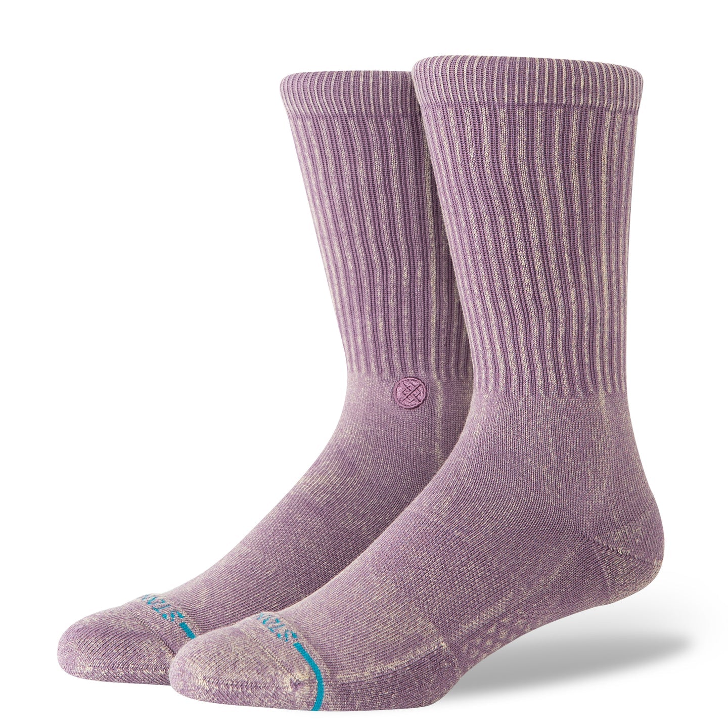STANCE SOCKS ICON DYED PLUM - The Drive Skateboard Shop
