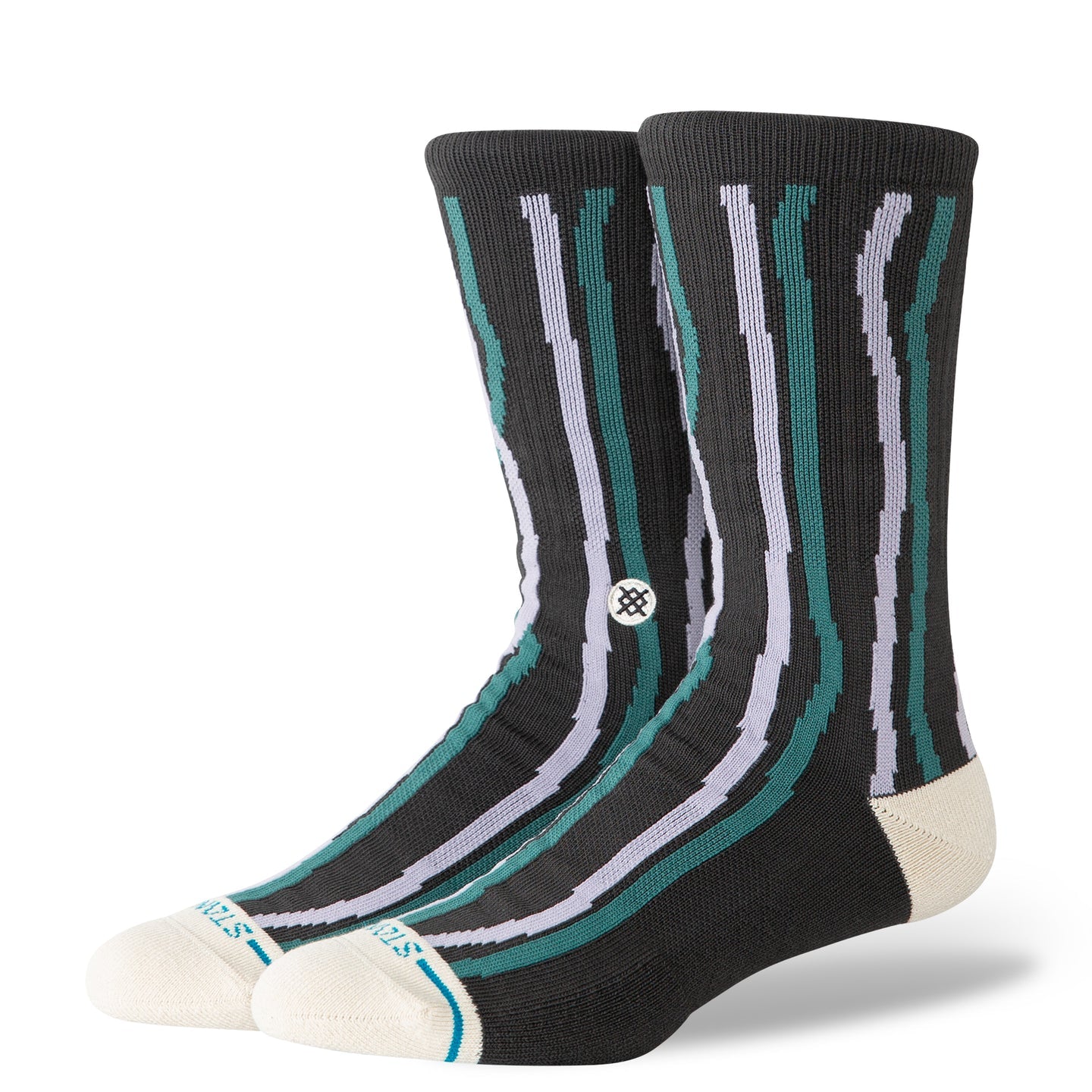 STANCE SOCKS KELP CREW CHARCOAL - The Drive Skateboard Shop