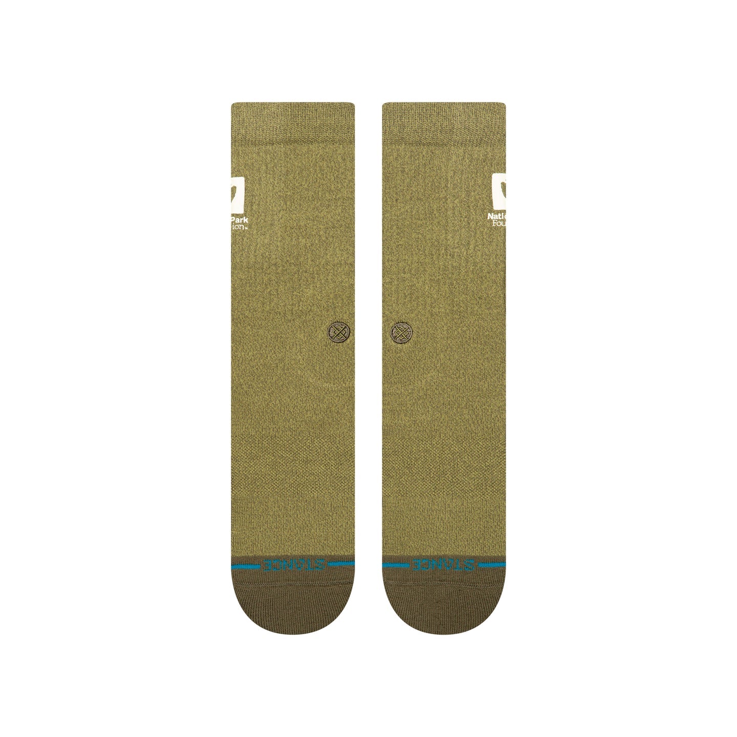 STANCE SOCKS NATIONAL PARK CREW MILITARY GREEN