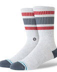 STANCE SOCKS BOYD POP STITCH CREW HEATHER GREY