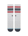STANCE SOCKS BOYD POP STITCH CREW HEATHER GREY