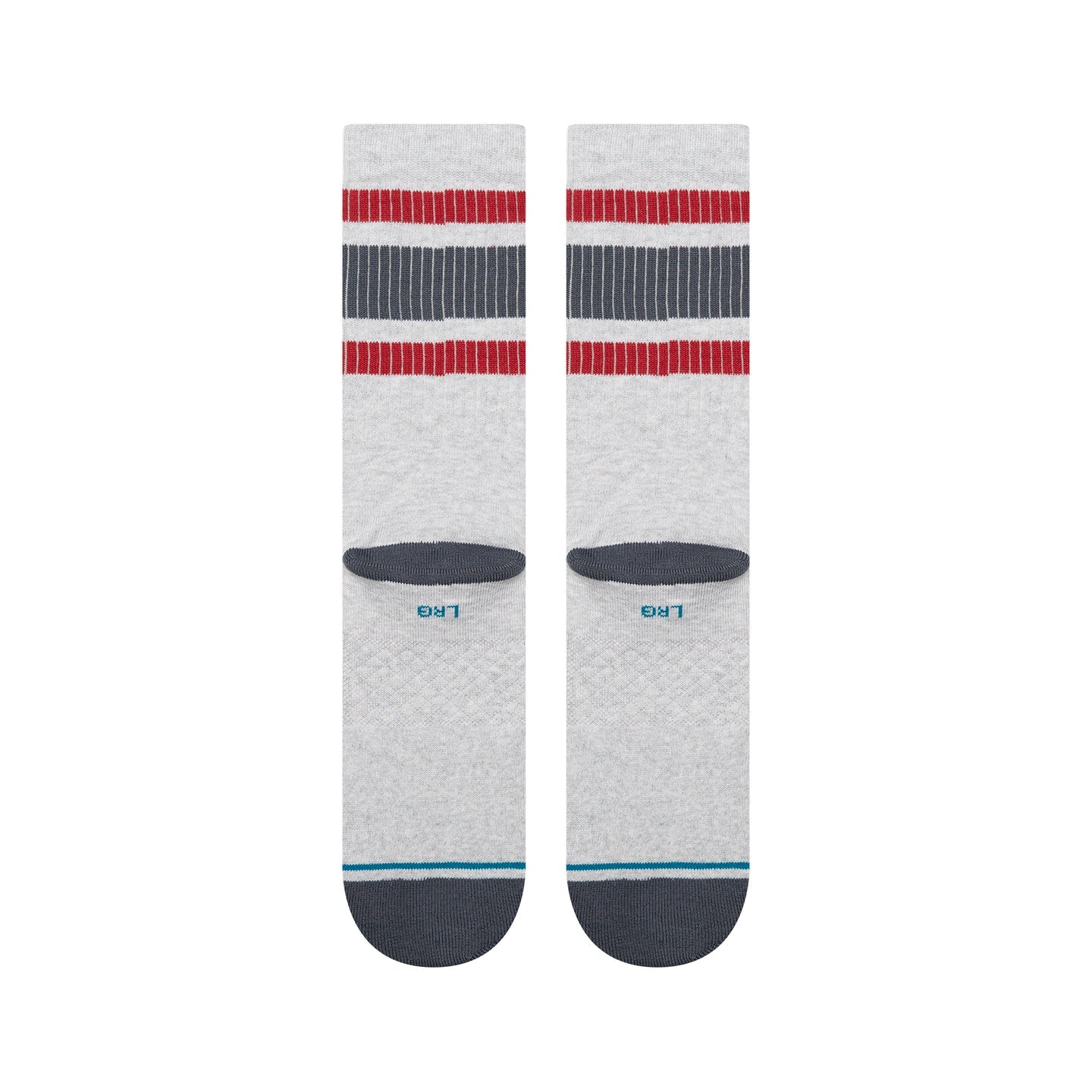 STANCE SOCKS BOYD POP STITCH CREW HEATHER GREY