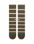 STANCE SOCKS HERITAGE CREW OLIVE