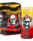 POWELL-PERALTA PINT GLASS MCGILL SKULL & SNAKE RASTA