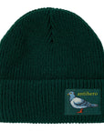 ANTIHERO LIL PIGEON LABEL CUFF BEANIE GREEN/YELLOW