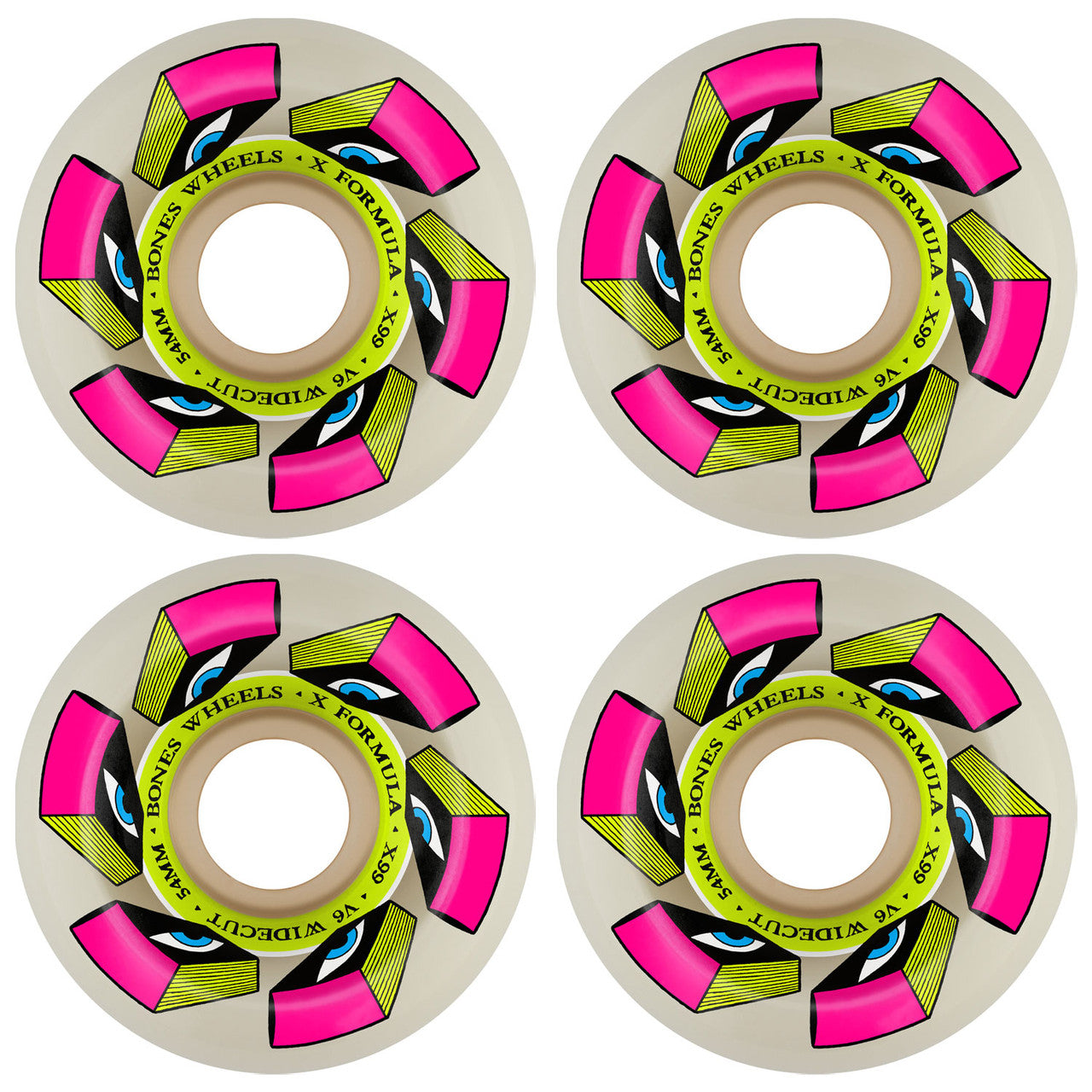 BONES WHEELS LOOK BOOK X-FORMULA 99A V6 WIDECUT (54MM/56MM)