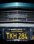 THRASHER BARBED WIRE LICENSE PLATE HOLDER