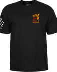 POWELL PERALTA BONES BRIGADE T-SHIRT MOUNTAIN BLACK