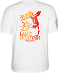 POWELL PERALTA BONES BRIGADE T-SHIRT MOUNTAIN WHITE