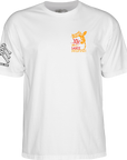 POWELL PERALTA BONES BRIGADE T-SHIRT MOUNTAIN WHITE