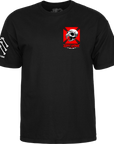 POWELL PERALTA BONES BRIGADE T-SHIRT HAWK BLACK