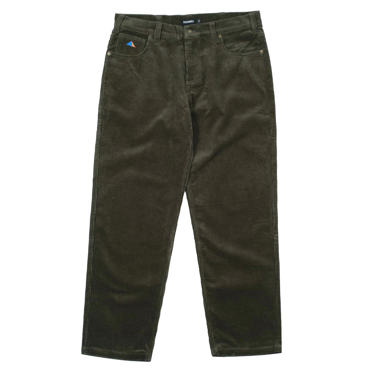 THEORIES PAVILLION WIDE WALE CORDUROY PANTS MOSS