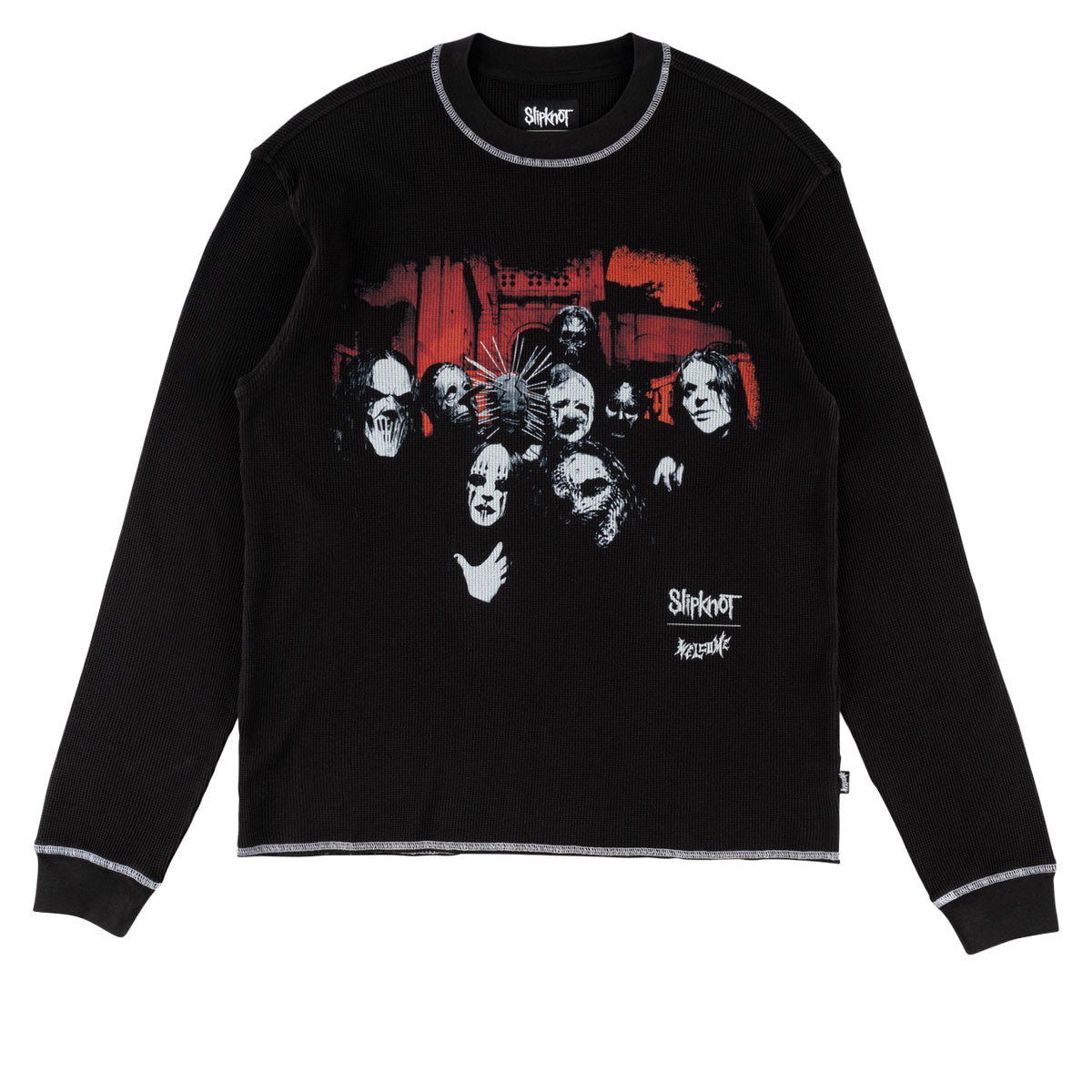 WELCOME X SLIPKNOT THERMAL MASKS CONSTRAST STITCH BLACK