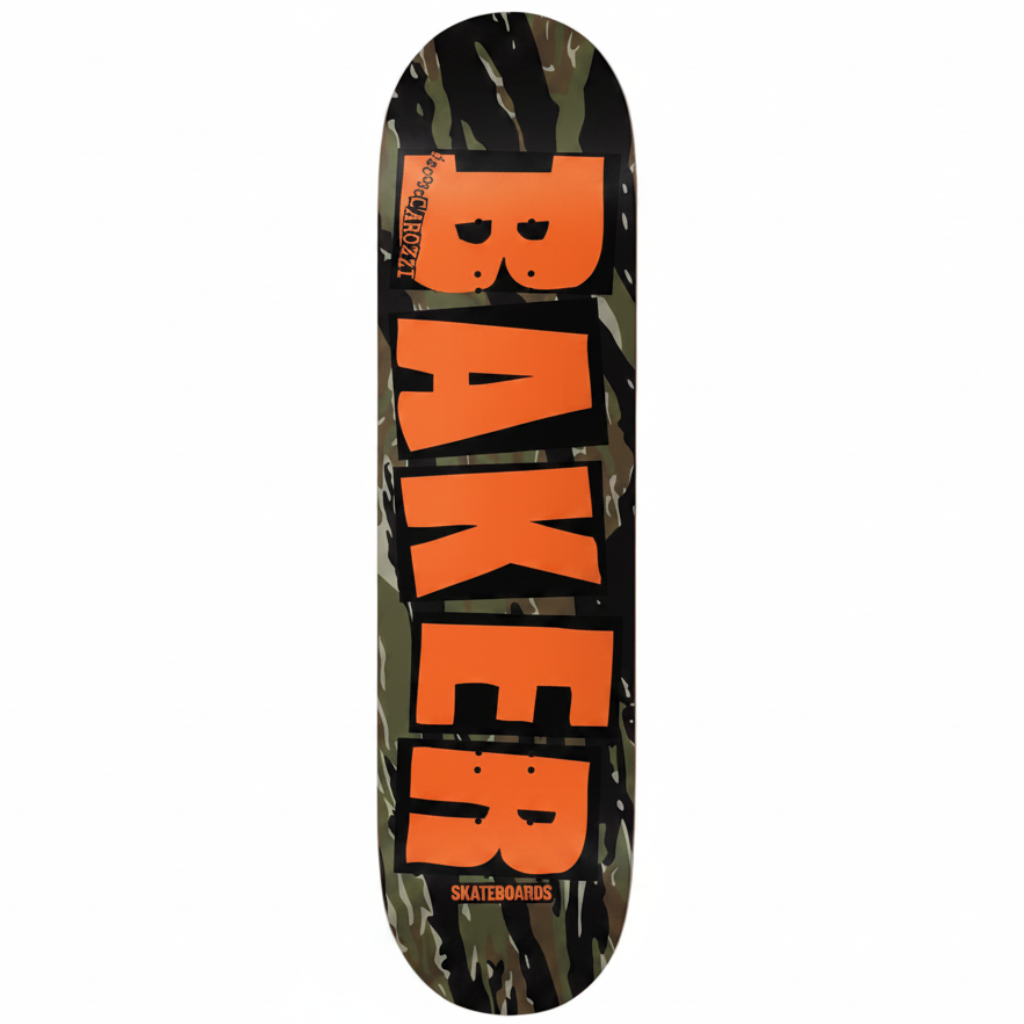 BAKER DECK CAROZZI BRAND LOGO TIGER CAMO (8.38")