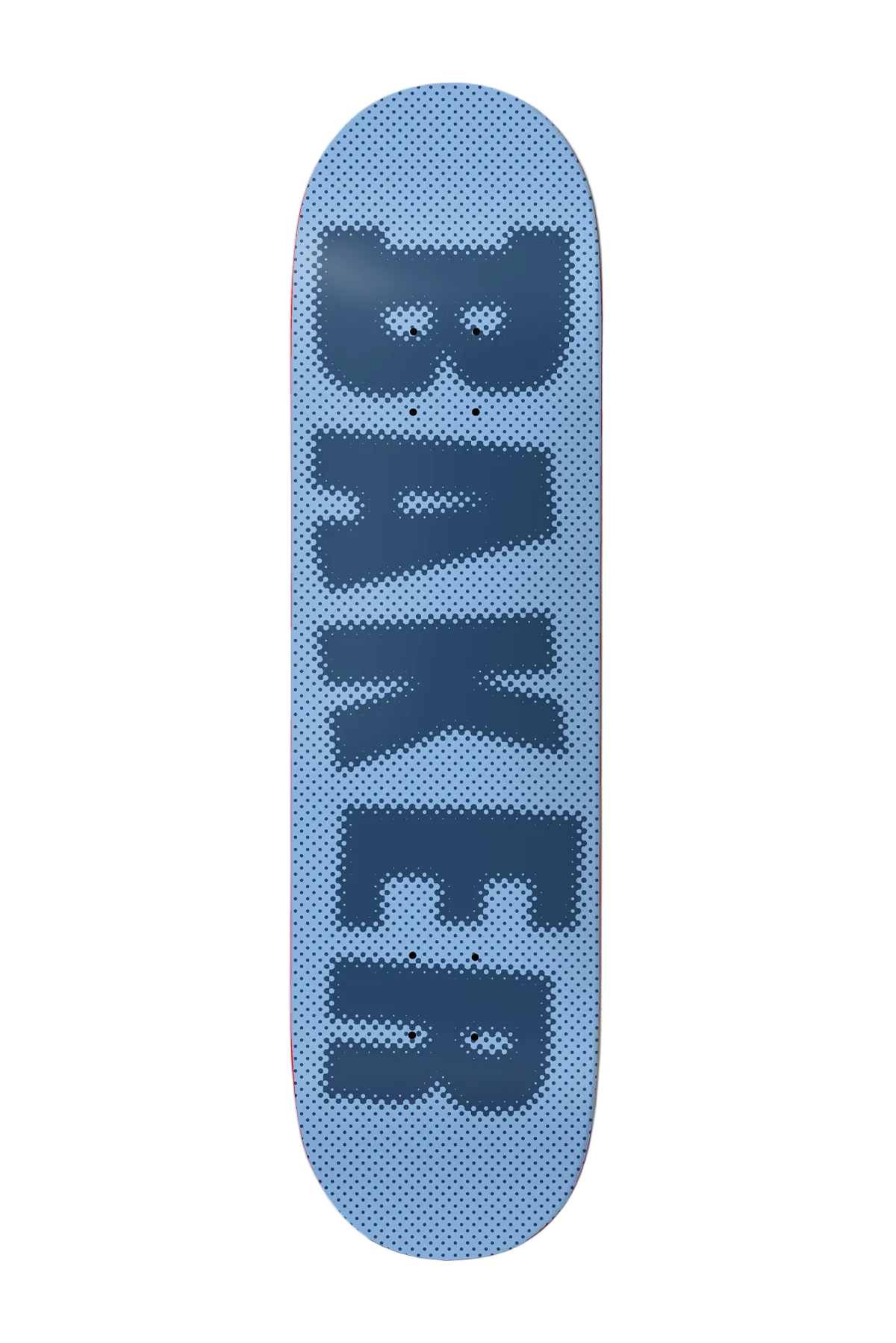 Baker skateboard deck with Jacopo Carozzi logo dots, 8.38-inch width, featuring graphic design and brand logo on top.