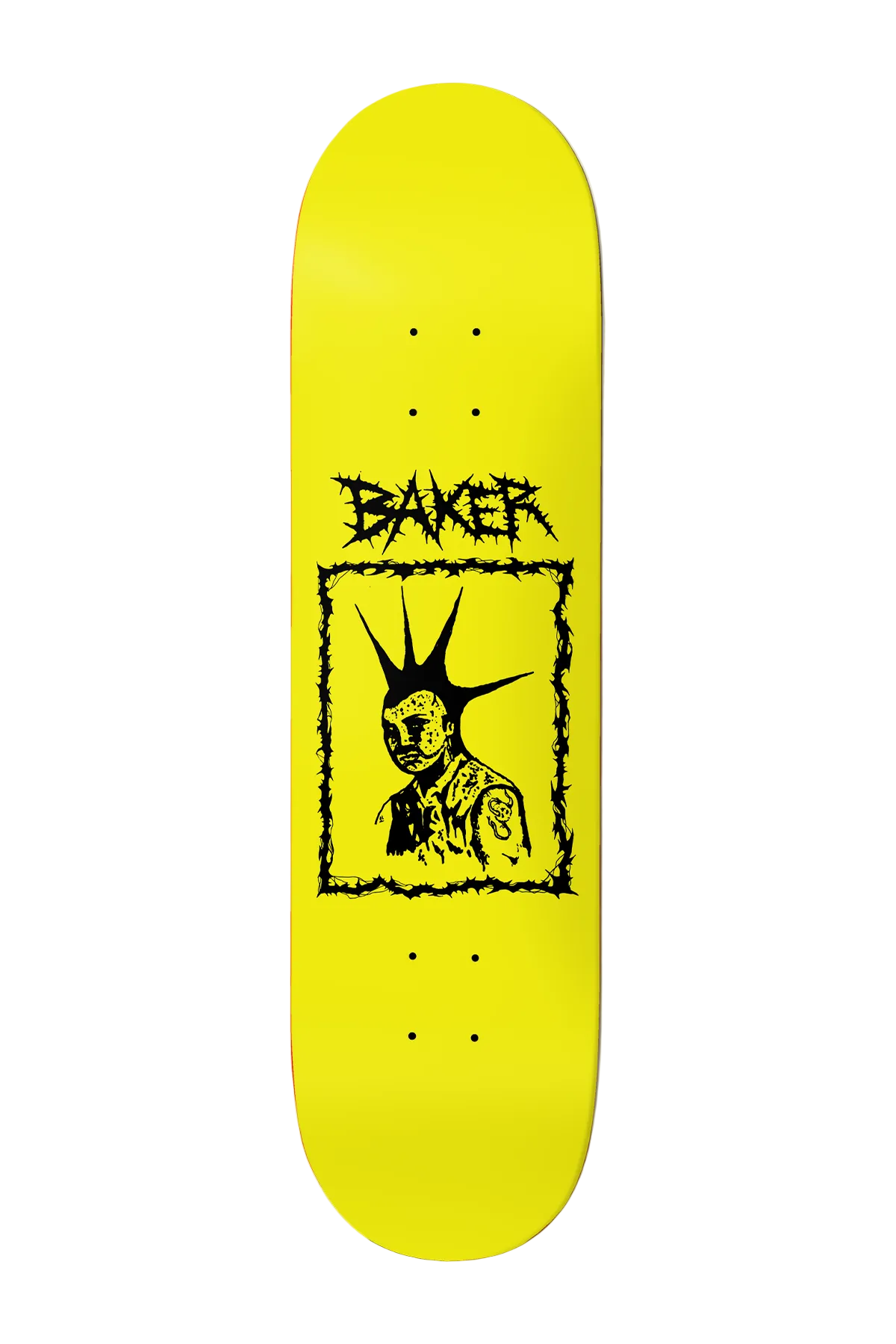 Baker Deck Sully Cormier Crud Life 8.25-inch skateboard deck featuring graphic design and classic Baker branding.