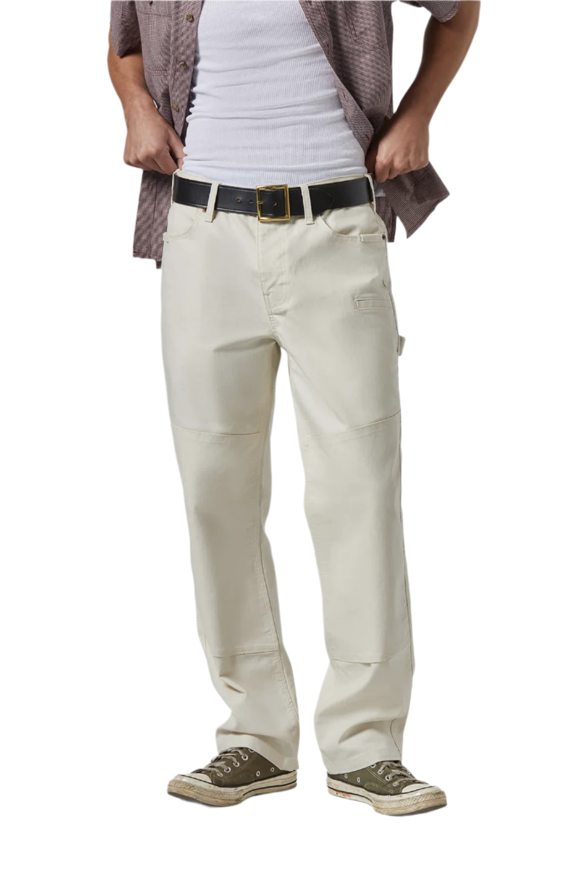 BRIXTON BUILDERS CARPENTER PANT EGRET WHITE