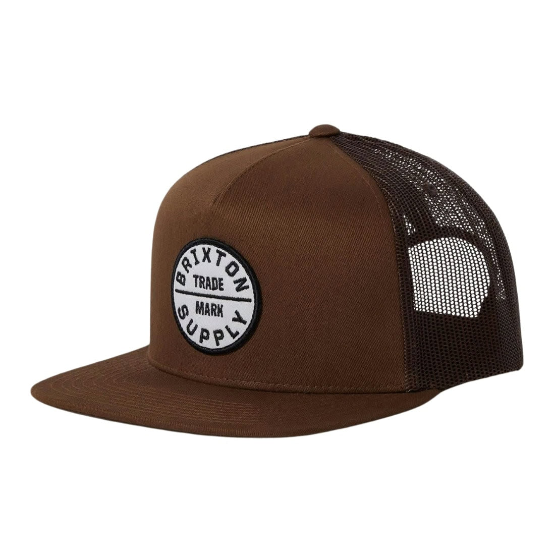 BRIXTON OATH MP TRUCKET HAT PINECONE BROWN - The Drive Skateboard Shop