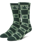 HUF DIGITAL CHECKERED PLANTLIFE SOCK PINE - The Drive Skateshop