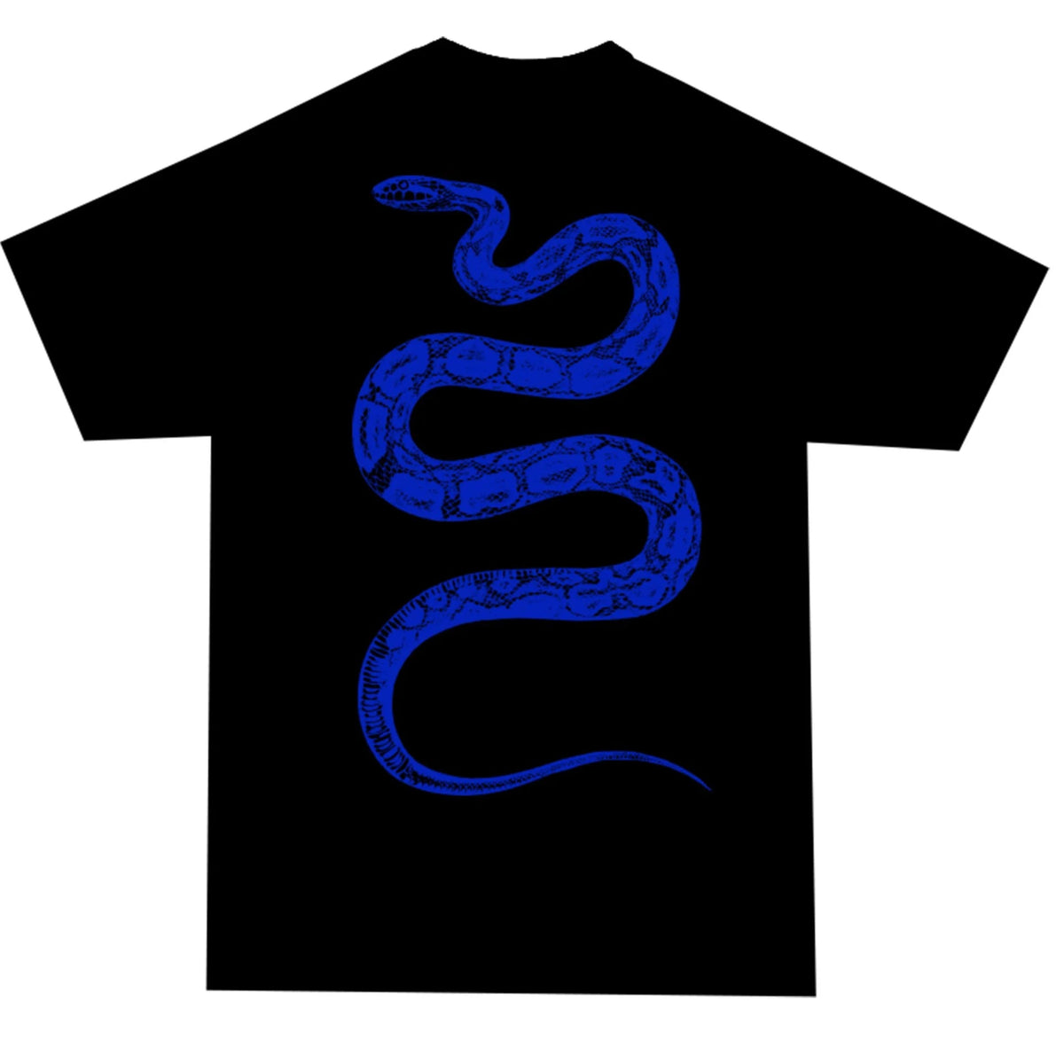 JENNY CLASSIC SNEK T-SHIRT BLACK/BLUE